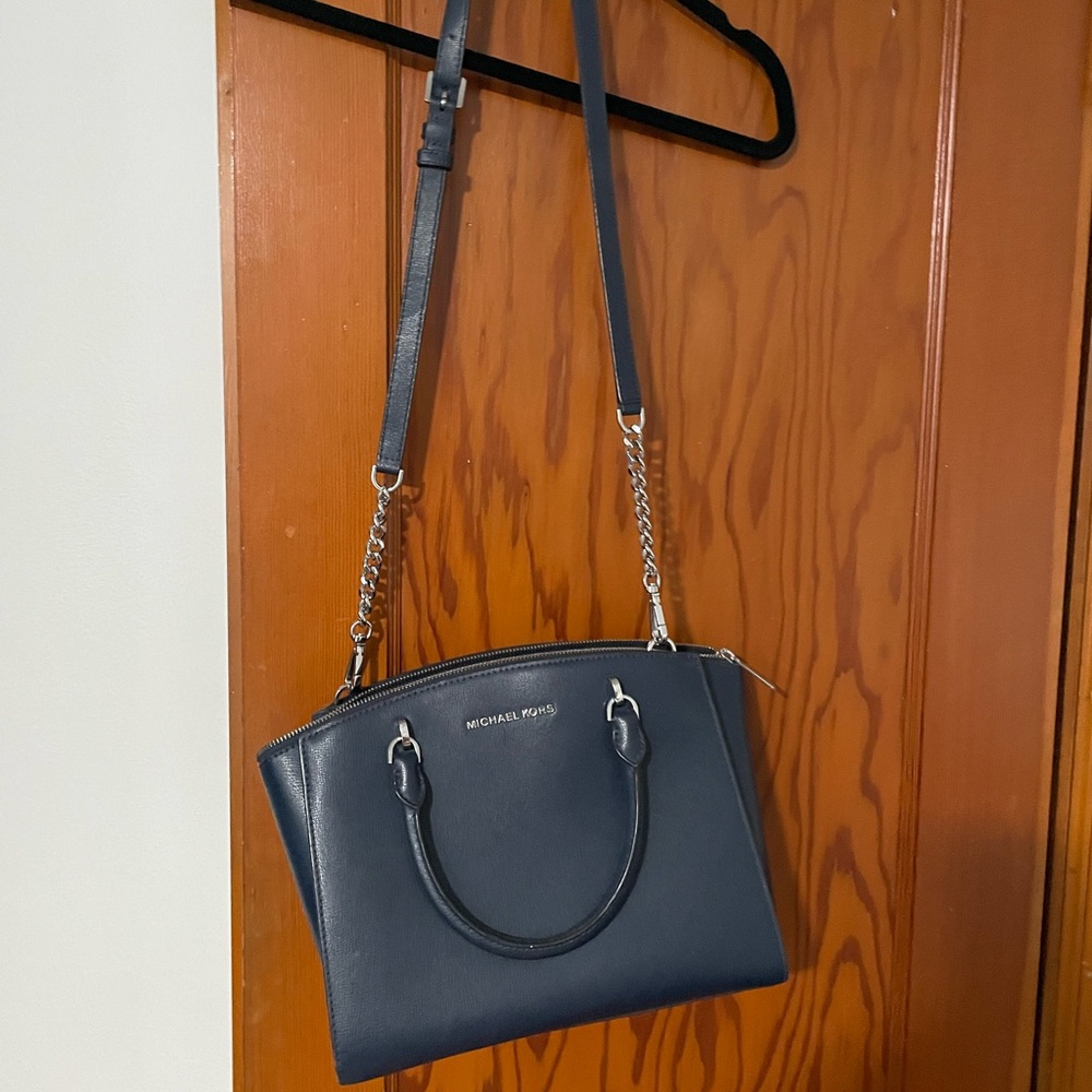 Michael Kors Dark Blue Crossbody Bag